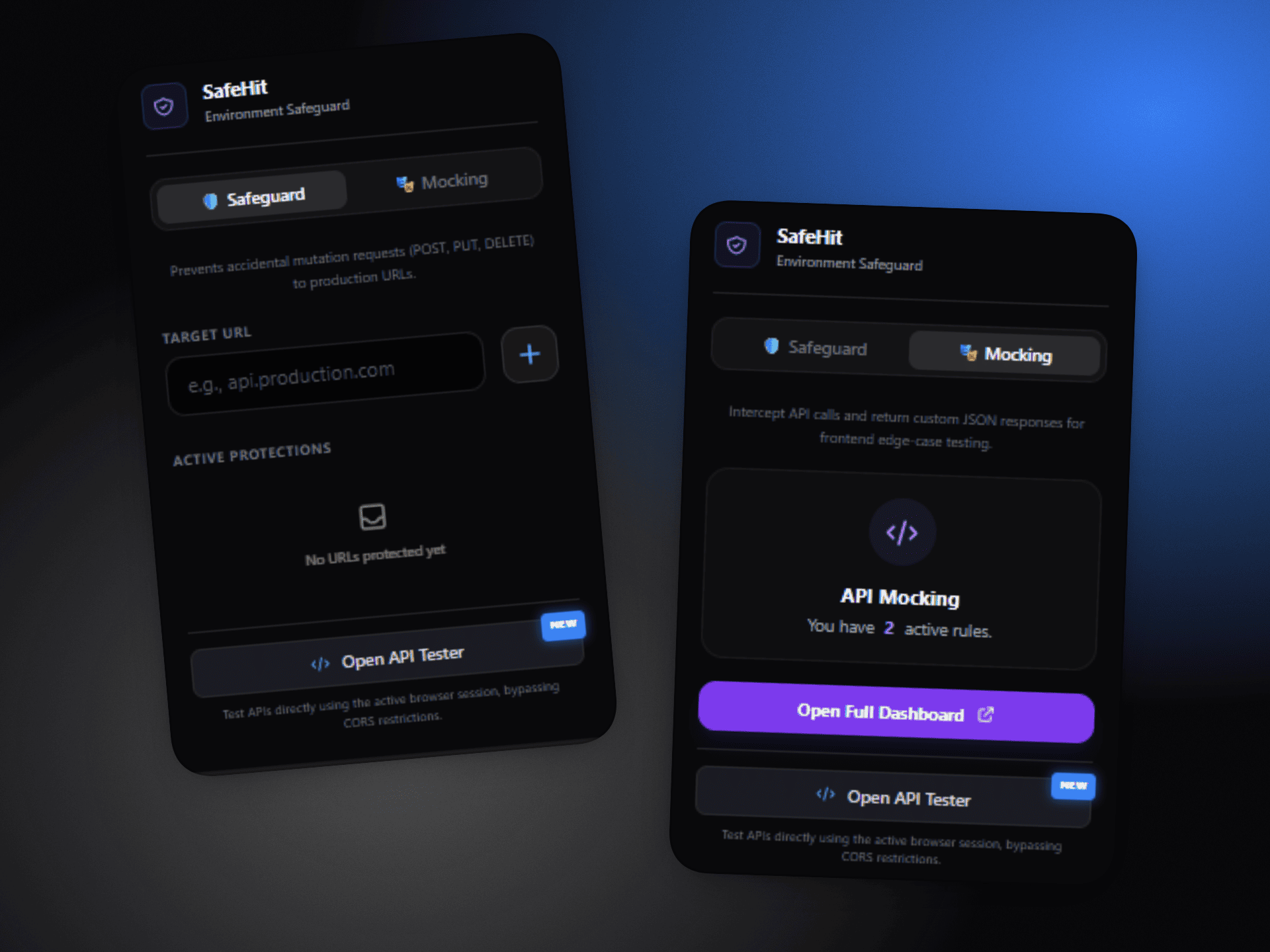 SafeHit Demo UI